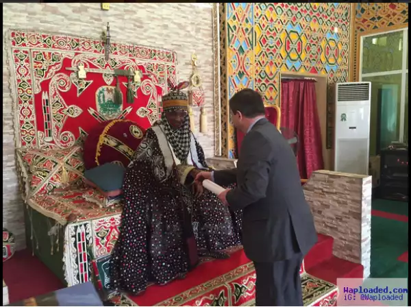 Photos: British Delegates Visit Emir Sanusi In His Palace